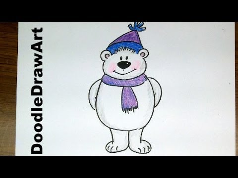how to draw bear