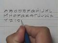How to letter with lead