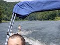 5 year old Waterskiing