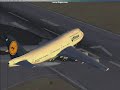 FSX 747 Lufthansa in the rain (Shows the FSX effects nicely)