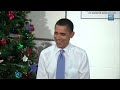 The President Brings Christmas Cheer to Boys and Girls Club