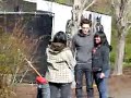 Twilight Star Robert Pattinson taking Photos with fans