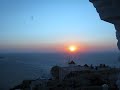 Famous Santorini Oia sunset