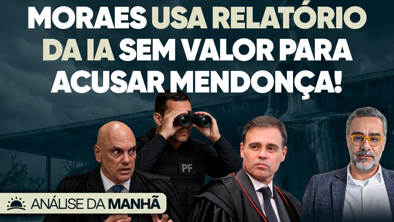 🚨 Moraes Espionou Mendonça e Fez Relatório Com IA!