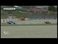 Chute DEPUNIET CATALOGNE motogp 2008
