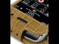 videos de Leather Case for BlackBerry Storm 9500/Storm 9530 - Sleeve Type (Brown/Crocodile Pattern)