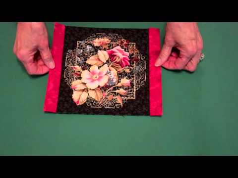 how to finish off binding on a quilt