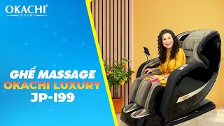 Ghế massage toàn thân OKACHI LUXURY JP-I99 ( Nâu Vàng)