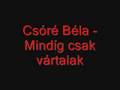 Csóré Béla - Mindíg csak vártalak