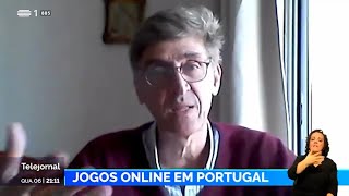 Telejornal - RTP (6-3-2024) Autoexclusões de jogo online em 2023