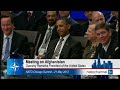 NATO Summit Chicago- President Obama's Welcoming Remarks at the Meeting on Afghanistan