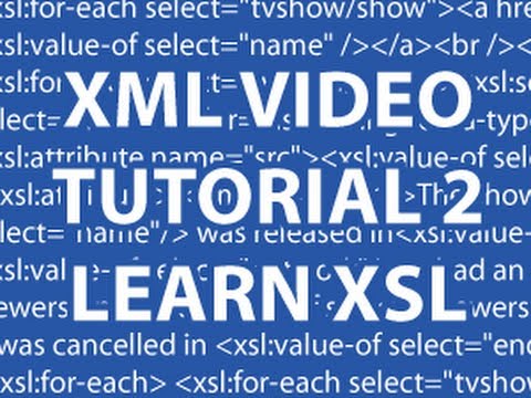 XSL Video Tutorial - Get the Code: http://goo.gl/MZFbk In part 1 of my XML Video Tutorial, I covered the basics of creating an XML file in Eclipse. In this tutorial, I teach you ...