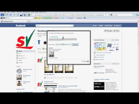how to email search on facebook