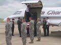 Patriot Guard Escorts Fallen Soldier form Caddo MIlls, Texas