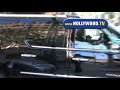 EXCLUSIVE:Ciara Leaves The Beverly Wilshire Hotel.
