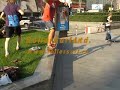 Прыжки на двухколесном скейтборде - роллерсерфе ( Rollersurfer )