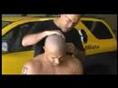 Frank Trigg demonstrates the HeadBlade shaver