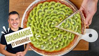La tarte Kiwi la plus fraîche et la plus jolie que j’ai faite