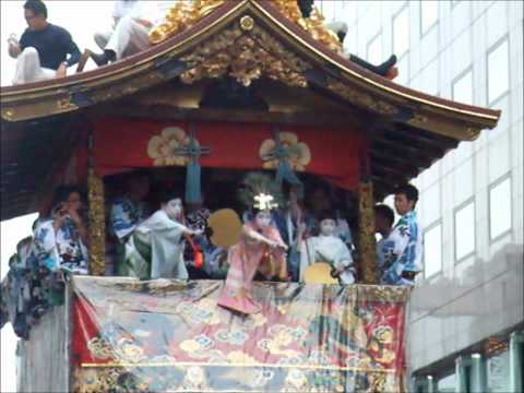 長刀鉾 曳き初めと稚児舞 2011年 祇園祭