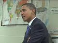 Barack Obama visits Granby High School in Norfolk, VA