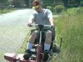 Starting to mow the 4 foot tall grass