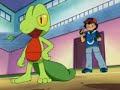 Treecko, Ash and Machop Treecko, Ash and Machop