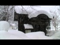 Heavy snow on Hakuba Nagano prefecture - Japan