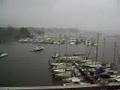 Hanna pushes boat toward shore