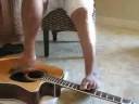 Handless guitar player. Handless guitar player.