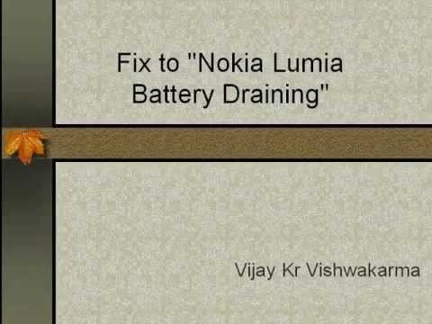 how to drain nokia battery