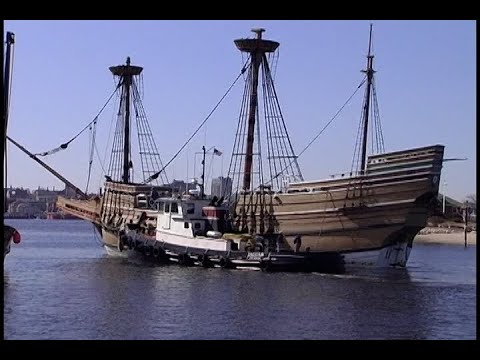mayflower - New Bedford Mayor Scott Lang gets a rare tour of the Mayflower II while it's undergoing routine maintenance while in drydock at a Fairhaven shipyard.