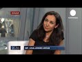the global economic outlook may be slightly improved, but there is still a long and uncertain road ahead. euronews was joined by international monetary fund ...