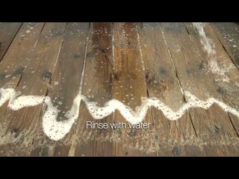 how to re oil a deck