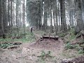 Gary Mcintosh MTB Big Jump Pitmedden Forest Scotland