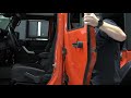 Fishbone Offroad Front Tube Doors (Part Number: FB24023) Fishbone Offroad Front Tube Doors - JK