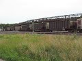 2 Ex BN & A BNSF Ace Pull A Emptie Coal Train