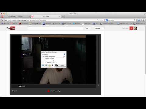 how to record a video with web camera