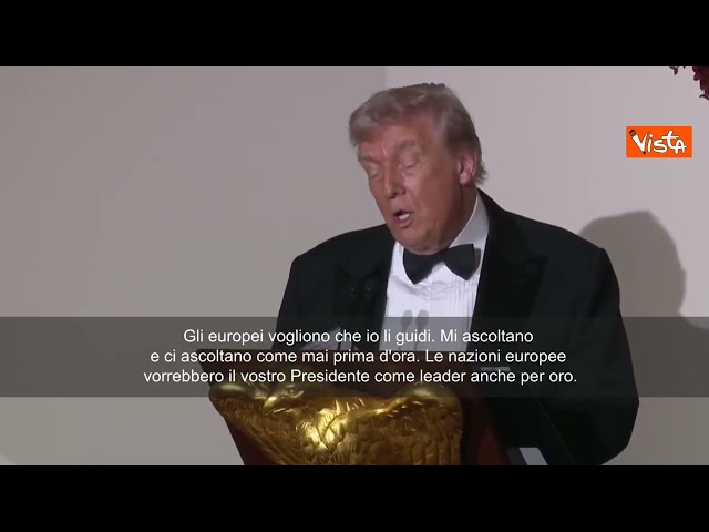 Trump: Gli europei vogliono che io li guidi