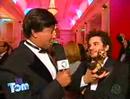 Fala Silva foi ao Prêmio Contigo e entrevistou várias celebridades.Todos os direitos reservados a Rede Record.