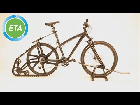 Conoce la bicicleta a prueba de ladrones, baches y nieve