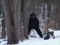 SHOCKING FOOTAGE OF A SASQUATCH CAUGHT ON VIDEO .