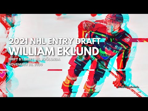 2021 NHL Draft | William Eklund (#72) Shift by Shift vs. Frölunda, November 28, 2020