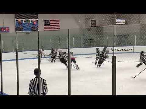Gianni annicchiarico # 11 white jersey, PHC, 2023 Michigan NAPHL playoffs Goal