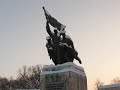 centru,statuie,parc iarna 2008
