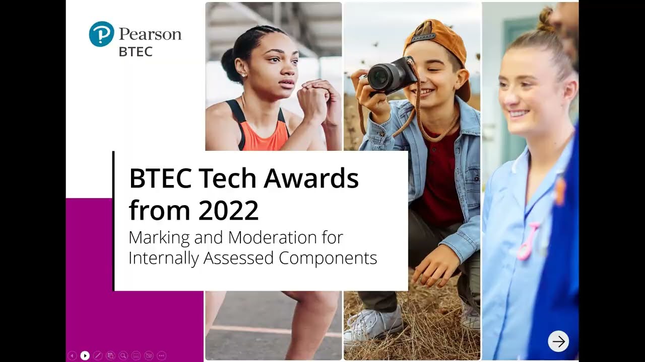 BTEC Tech Award in Sport (2022): Marking and moderation for Internally Assessed Components