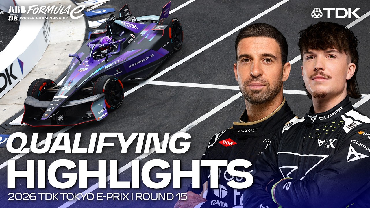 Qualifying Highlights | 2026 TDK Tokyo E-Prix Round 15 | Formula E