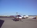 Enstrom 480B engine start and takeoff