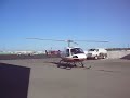 Enstrom 480B engine start and takeoff Enstrom 480B engine start and takeoff