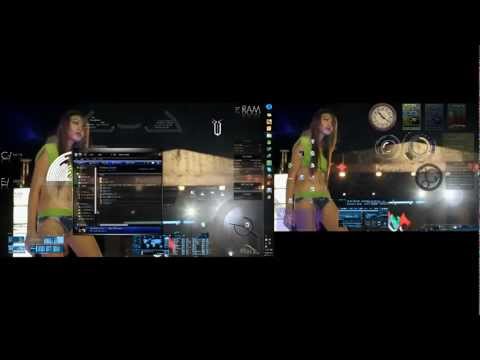 Windows 7 themes 2012 dual screens dreamscene + rainmeter hd 1080