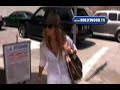 Ashley tisdale goes to the gym and coffee bean